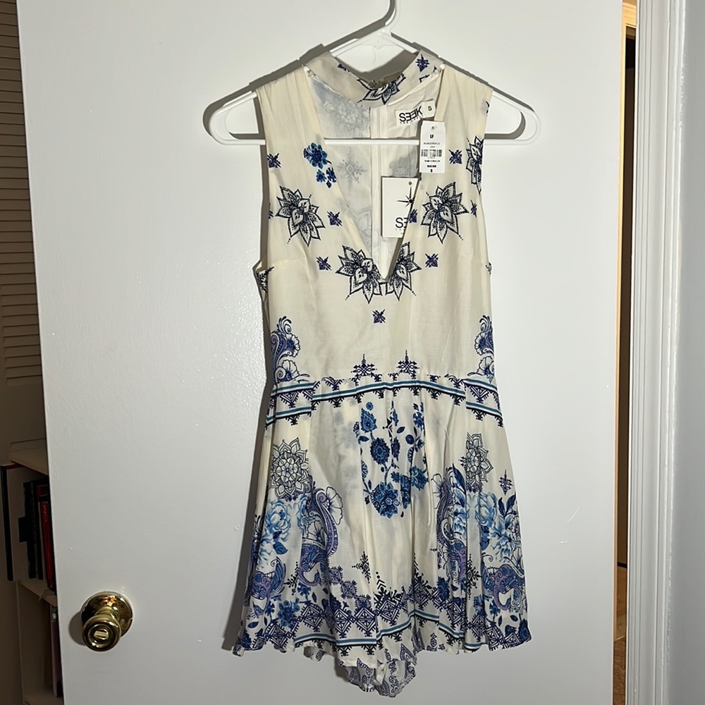 Sleeveless romper